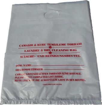 Clean Stoff Otel Kirli Çamaşır Poşeti Torbası Laundry Bag Hijyen Torbası Kuru Temizleme Torbası 300 Adet