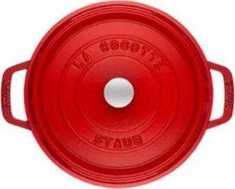 Staub 405098520 Döküm Tencere Yuvarlak Kiraz 28 Cm