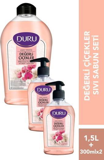 Duru Çiçek Terapisi Değerli Çiçekler Sıvı Sabun 1.5 +300+ 300 Ml