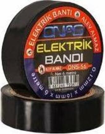 ONAS ONS-56 ALEV ALMAZ ELEKTRİK BANTI 6MT SİYAH