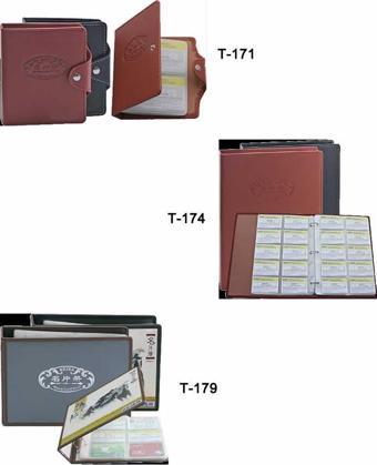 KEJEA T-172 KAHVERENGİ DERİ KARTVİZİTLİK - 120 Lİ