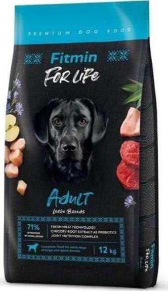 Fitmin For Life Büyük Irk Kümes Hayvanlı Yetişkin Köpek Maması 12 Kg