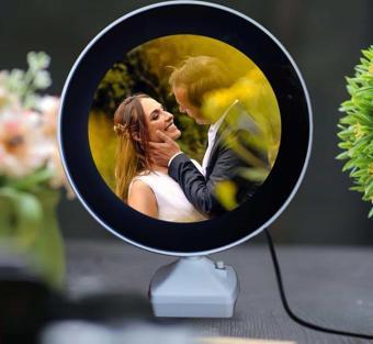 Sihirli Ayna Dekoratif Fotoğraf Çerçevesi Led Işıklı