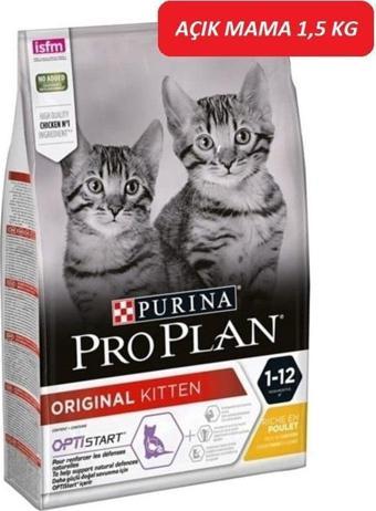 Pro Plan Kitten Junior Tavuklu Yavru Kedi Maması 1,5 KG