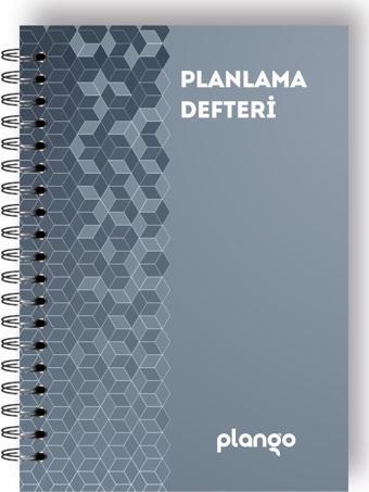 Gri Örgü Günlük Planlayıcı Defter - Daily Planner - Ders Çalışma Planlayıcı Defteri - Planlama Defte