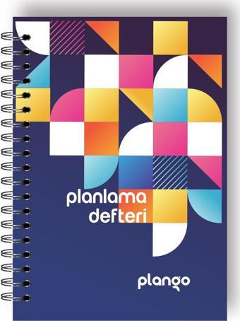 Renkli Şekiller Günlük Planlayıcı Defter - Daily Planner - Ders Çalışma Planlayıcı Defteri - Planlam