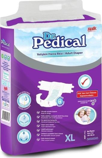 Dr. Pedical Dr Pedikal Belbantlı Hasta Bezi Xl 30'lu