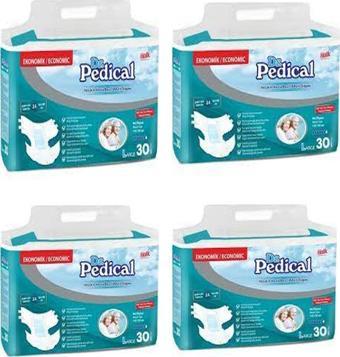 Dr. Pedical L Beden Dr.pedikal 120 Adet 4 Paket Hasta Bezi