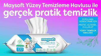 Maysoft Yüzey Temizlik Havlusu 100 Yaprak