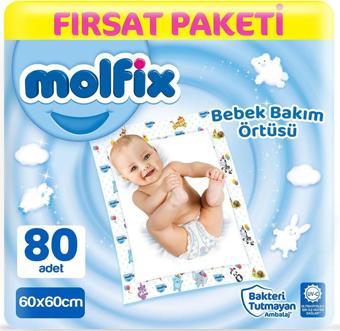 Molfix Bebek Bakım Örtüsü Fırsat Paketi 80 Adet