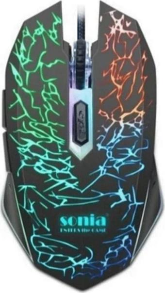 Sonia Sn-X5 Kablolu Optik Oyuncu Mouse