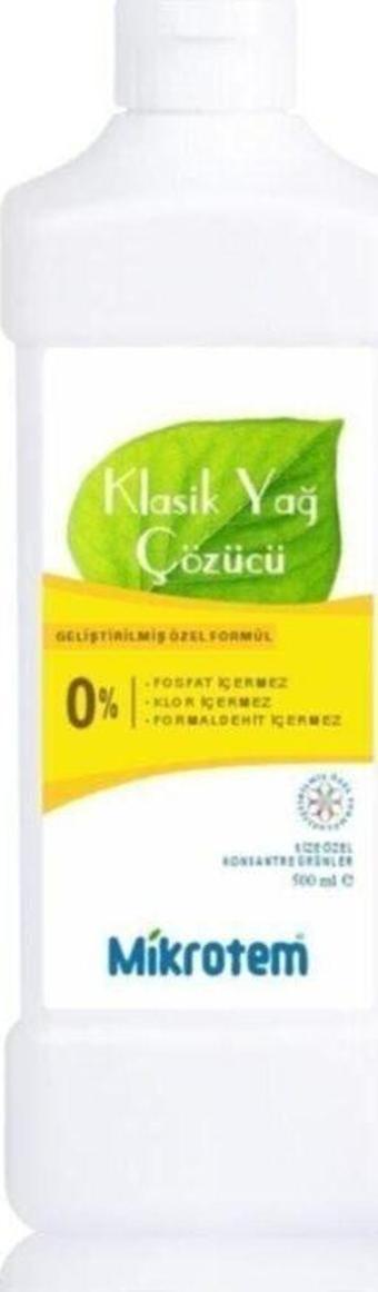 Mikrotem KLASİK YAĞ ÇÖZÜCÜ 500 ML