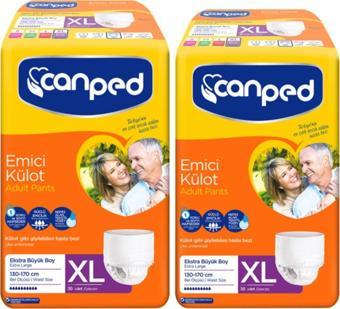 Canped Emici Külot ( 60 Adet ) 30’lu 2 Paket Hasta Alt Bezi Xl