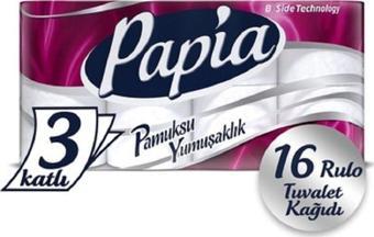 Papia Tuvalet Kağıdı 3 Katlı 16'lı