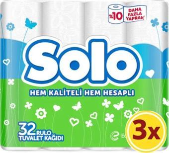 Solo Tuvalet Kağıdı 32x3 96 Rulo