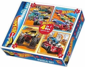 DiyToy Hot Wheels 4 in 1 Puzzle