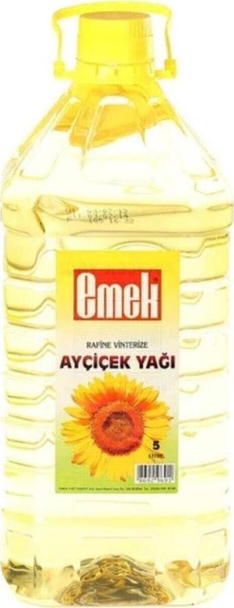 Emek Ayçiçek Yağ 5 Lt Pet