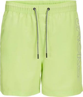 Jack & Jones 12253118 Jpstfiji Jjswim Double Logo Sn Ly Yeşil