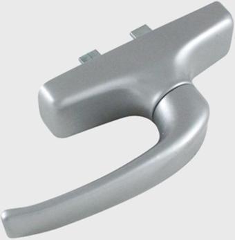 Aluminyum Eksenel Pencere Zıt Yön Kolu Mat Siyah