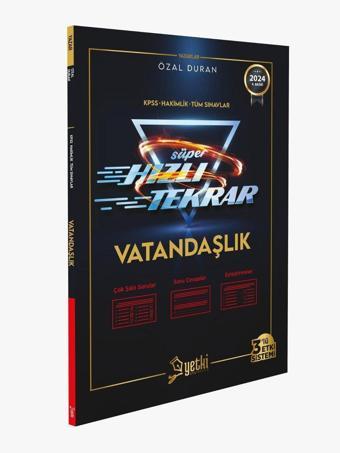 Yetki Yayıncılık 2024 Süper Hızlı Tekrar Kpss Vatandaşlık - Yetki Yayıncılık