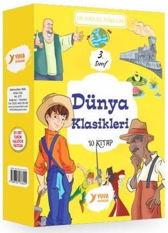 3. Sınıf Dünya Klasikleri Seti - 10 Kitap Takım - Kolektif  - Yuva