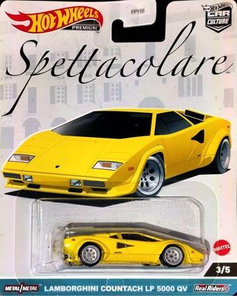 Hot Wheels Premium Car Culture Spettacolare Lamborghini Countach LP 5000 QV FPY86 HKC47