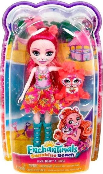 Enchantimals Texie Tiger-Sabre FNH22 HXB97 Lisanslı Ürün