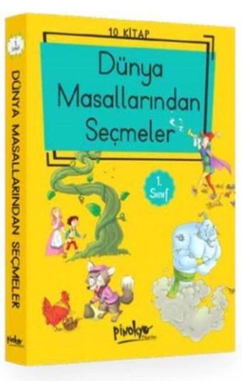 1. Sınıf Dünya Masallarından Seçmeler Düz Yazılı Seti 10 Kitap Takım - Kolektif  - Pinokyo