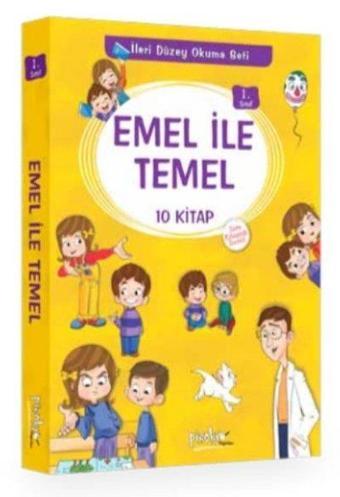 1. Sınıf Emel İle Temel Seti 10 Kitap Takım - Kolektif  - Pinokyo