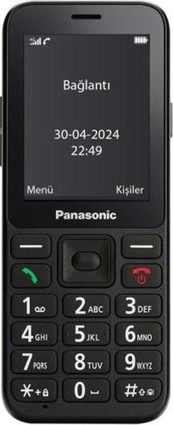 Panasonic KX-TU250EXB Renkli Ekran 4g Tuşlu Cep Telefonu Siyah (Türkiye Distribütör Garantili)