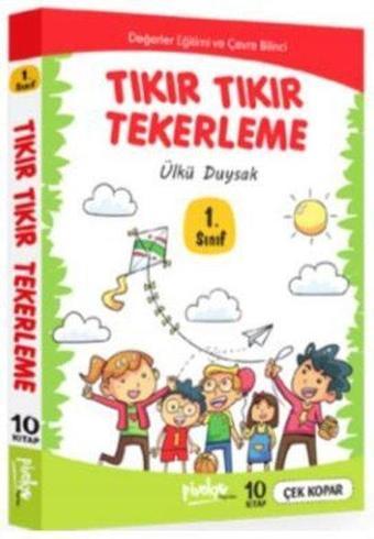 1. Sınıf Tıkır Tıkır Tekerleme Seti 10 Kitap Takım - Ülkü Duysak - Pinokyo