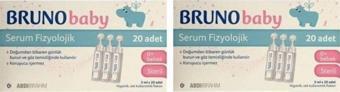 Bruno Abdi Ibrahim Bruno Baby Serum Fizyolojik 5 Ml  X 20 Adet 2'Li