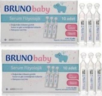 Bruno Baby Bruno Serum Fizyolojik 5 Ml 10 Flakon 2 Adet