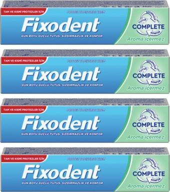 Fixodent Complete Diş Protez Yapıştırıcı Aromasız 47G X4 Adet