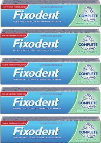 Fixodent Complete Diş Protez Yapıştırıcı Aromasız 47G X5 Adet