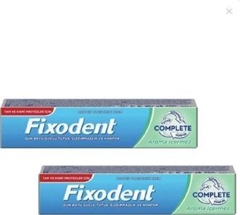 Fixodent Diş Protez Yapıştırıcı Krem Complete 47  gr 2 Adet