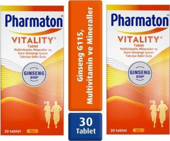Pharmaton Vitality 30 Tablet 2 Adet