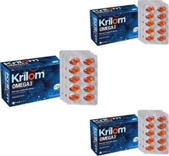 Krilom Omega3 50 Kapsül 3 Adet