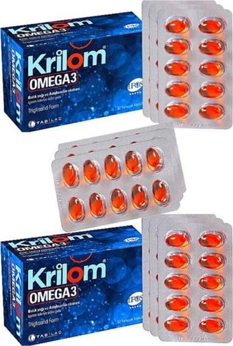 Krilom Omega-3 50 Yumuşak Kapsül X 2 Adet