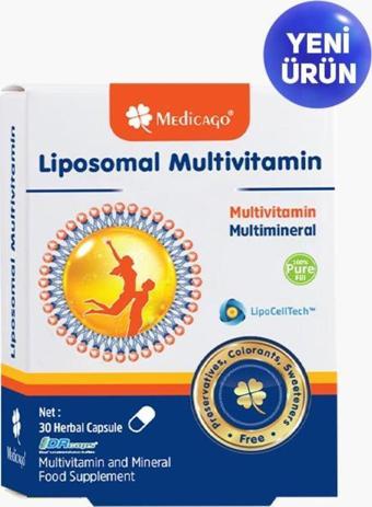 Medicago Liposomal Multivitamin 30 Bitkisel Kapsül