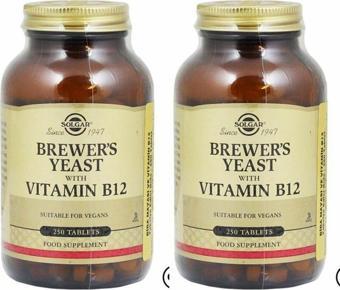 Solgar Brewer'S Yeast With Vitamin B12 250 Tablet 2 Adetb -