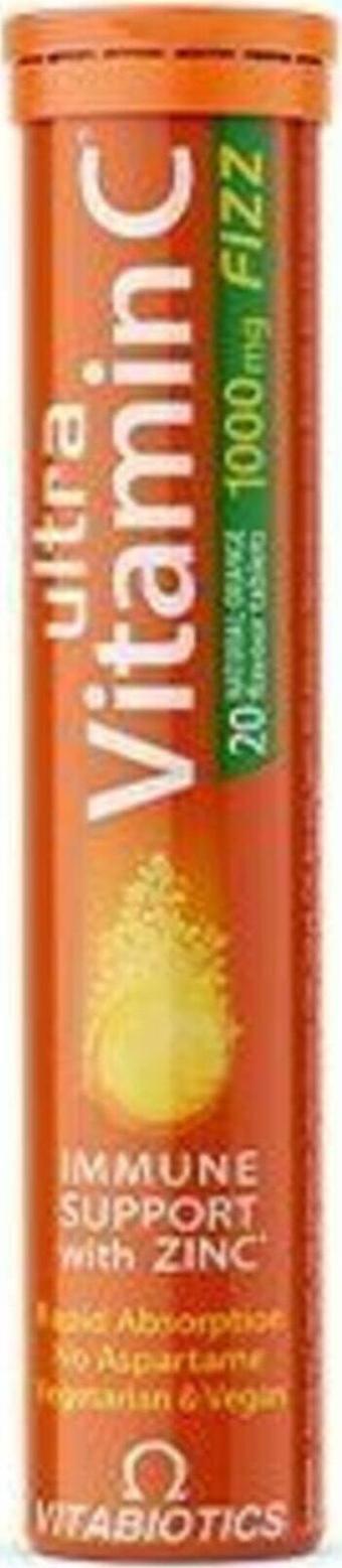 Vitabiotics Ultra® Vitamin C 20 Efervesan Tablet 5021265248582