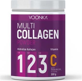 Voonka Multi Collagen Powder 300 Gr