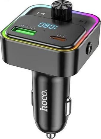 Coofbe 2in1 30W Araç Çakmaklık Şarj Başlığı ve Bluetooth Araç içi FM Transmitter Araç FM Müzik Kiti