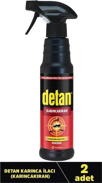 Detan Karıncakıran Mikro Kristal Teknolojisi - 250 ml x 2 Adet