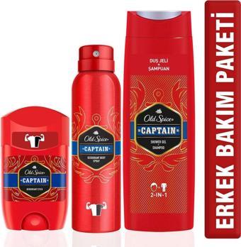 400ml Duş J&şamp+150ml Deo+50ml Deo Stick Capt
