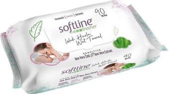 Softline Fresher Sensitive 90 Yaprak 4 Paket Islak Mendil Aloevera Özlü