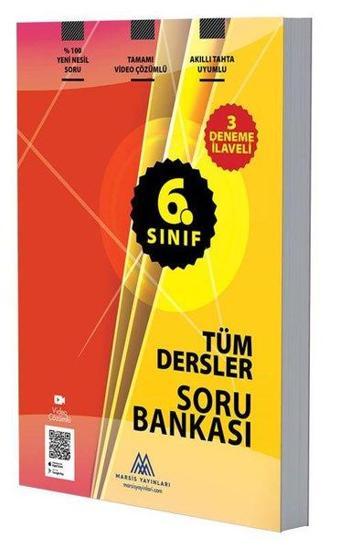 Marsis Yayınları Tüm Dersler Soru Bankası 6.Sınıf - Kolektif  - Marsis Yayınları