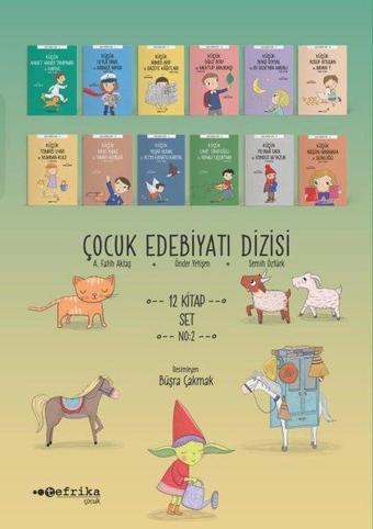 Çocuk Edebiyatı Seti 2 - 12 Kitap Takım - A. Fatih Aktaş - Tefrika Yayınları