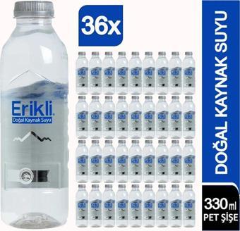 Erikli Premium Cam Pet Su 330 Ml X 36 Adet